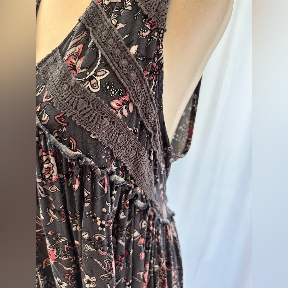 Summer flower print tank top - Picture 2 of 4